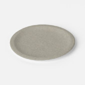 Platingrauweine mit Embosse Pappteller (Schrägansicht)