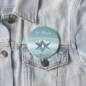 Platinherzen zum 70. Jubiläum Button (Beispiel)
