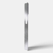 Platinsilber Edelstahl-Metallic Case-Mate iPhone Hülle (Rückseite / Rechts)