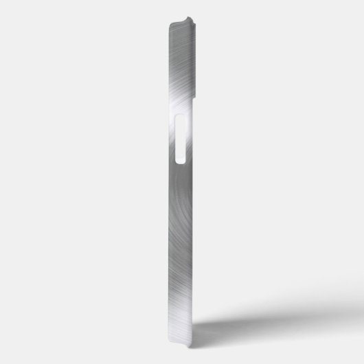 Platinsilber Edelstahl-Metallic Case-Mate iPhone Hülle (Rückseite / Rechts)