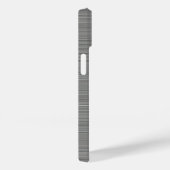 Platinsilber-Edelstahlprint Case-Mate iPhone Hülle (Rückseite / Rechts)
