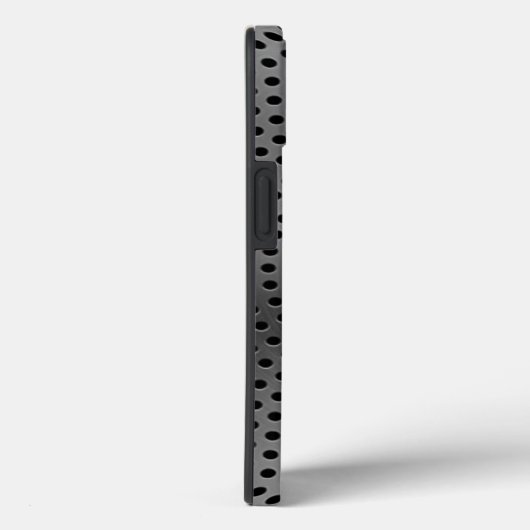 Platinsilber-Edelstahlprint Case-Mate iPhone Hülle (Rückseite / Rechts)