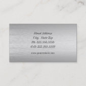 Platinum Anwaltskarte Visitenkarte (Rückseite)