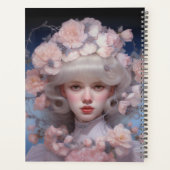 Platinum Beauty - Ein Frauenportrait und Blume Planer (Rückseite)