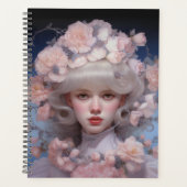 Platinum Beauty - Ein Frauenportrait und Blume Planer (Vorderseite)