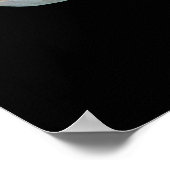 Platinum Black Arowana の ポ タ ス Poster (Ecke)