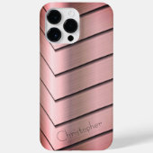 Platinum Bronze Edelstahl-Druck Case-Mate iPhone Hülle (Rückseite)