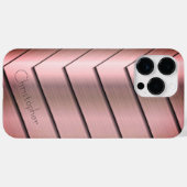 Platinum Bronze Edelstahl-Druck Case-Mate iPhone Hülle (Rückseite (Horizontal))