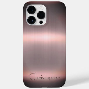 Platinum Bronze Edelstahl-Druck Case-Mate iPhone 14 Pro Max Hülle