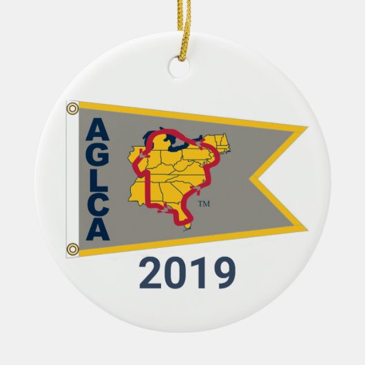 Platinum Burgee (2019) Keramik Ornament (Vorne)