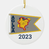 Platinum Burgee (2023) Keramik Ornament (Vorne)