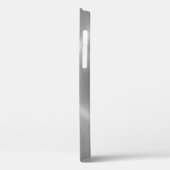 Platinum Edelstahlmetall Case-Mate iPhone Hülle (Rückseite / Links)