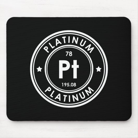 Platinum Element Black Mouse Pad Mousepad (Vorne)