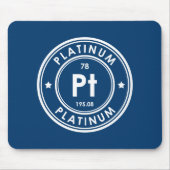 Platinum Element Blue Mouse Pad Mousepad (Vorne)