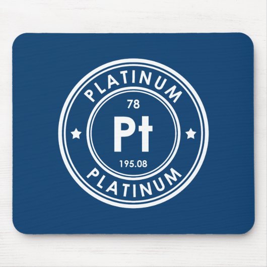 Platinum Element Blue Mouse Pad Mousepad (Vorne)
