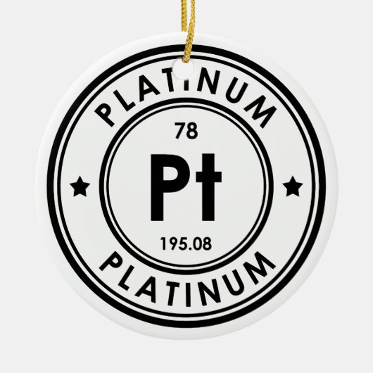 Platinum Element Keramik Ornament (Vorne)