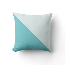 Platinum & Foto Blue Diagonal Throw Kissen