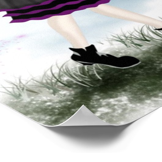 Platinum Gloss Leinwand "Cudded Bacon" Poster (Ecke)