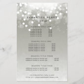 Platinum Glow Pricing & Services Flyer (Vorne)