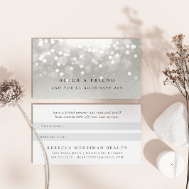 Platinum Glow-Referenzkarte Empfehlungskarte