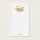 Platinum Gold Glitzer Schmuckschmuck Earring Displ (Vorderseite)