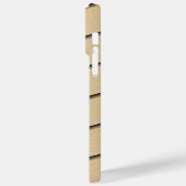 Platinum Gold Stainless Steel Print Case-Mate iPhone Hülle (Rückseite / Links)