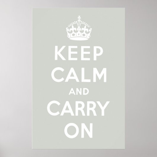 Platinum Gray Poster (Vorne)