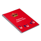 Platinum Jubilee 2022 Celebration Notizblock (Rechte Seite)