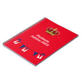 Platinum Jubilee 2022 Celebration Notizblock (Linke Seite)