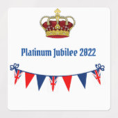 Platinum Jubilee 2022 Etiketten (Design 1)