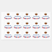 Platinum Jubilee 2022 Etiketten (Blatt)