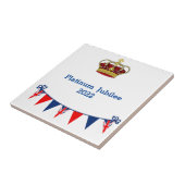 Platinum Jubilee 2022 Fliese (Seite)