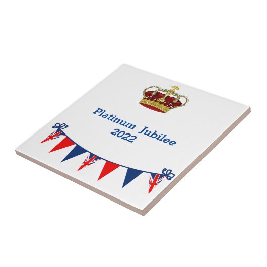 Platinum Jubilee 2022 Fliese (Seite)