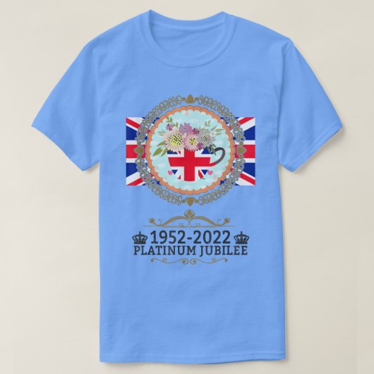 Platinum Jubilee 2022 Union Jack for Kids & Jubile T-Shirt (Design vorne)
