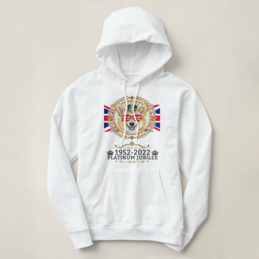 Platinum Jubilee 2022 Union Jack for kids Jubilee Hoodie (Design vorne)