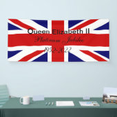 Platinum Jubilee. Banner (Messe)