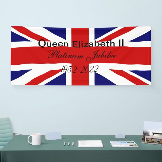 Platinum Jubilee. Banner (Messe)