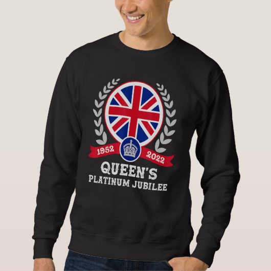 Platinum Jubilee British Queen Monarchy 70 Jahre 1 Sweatshirt (Vorderseite)