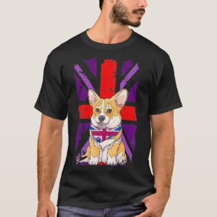Platinum Jubilee Corgi Puppy 2022 Gewerkschaft für T-Shirt