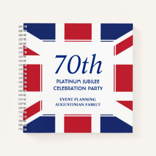 Platinum Jubilee Event Planning Notizblock