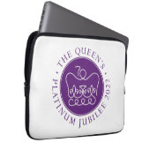 Platinum Jubilee Laptop Sleeve (Vorne Rechts)