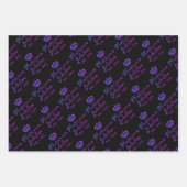 Platinum Jubilee Monarchy Wrapping Paper Sheet Set Geschenkpapier Set (Vorderseite 2)