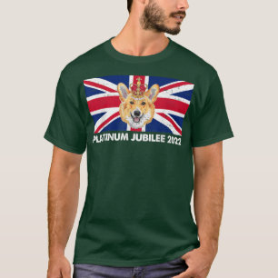 Platinum Jubilee Niedlich Corgi, 70 Jahre alt T-Shirt