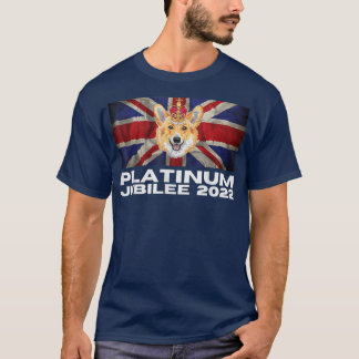 Platinum Jubilee Niedlich Corgi 70 Jahre alt T-Shirt