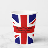 Platinum Jubilee. Pappbecher (Rückseite)