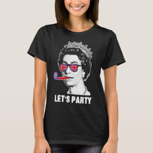 Platinum Jubilee Queen & Union Jack Let's Party Q T-Shirt