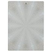 Platinum Metallic Look Silver Gray Clipboards Klemmbrett (Rückseite)