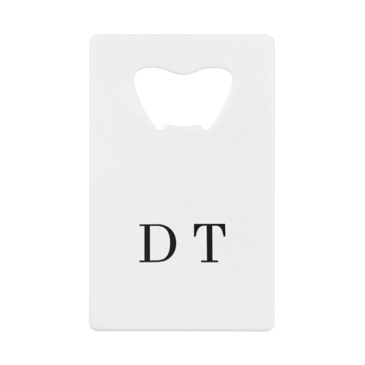 Platinum Mirror Engrave – Ultra‑Clean Luxury  Geldbeutel Flaschenöffner (Vorderseite)