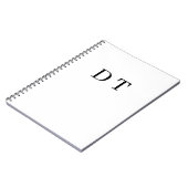 Platinum Mirror Engrave – Ultra‑Clean Luxury  Notizblock (Linke Seite)