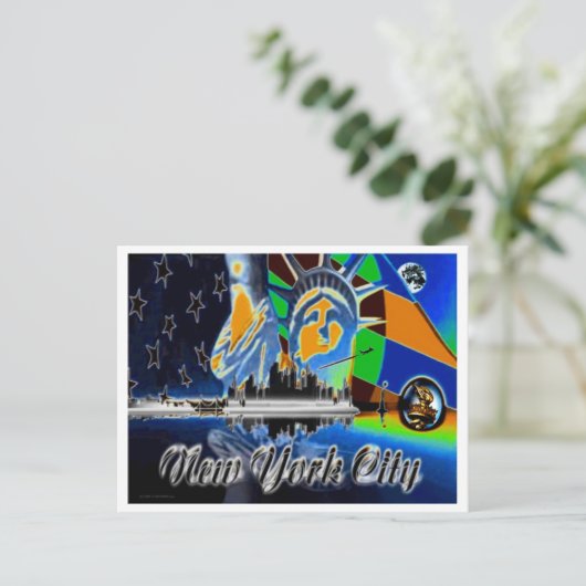 "PLATINUM NIGHTS" POSTKARTE (Stehend Vorderseite)